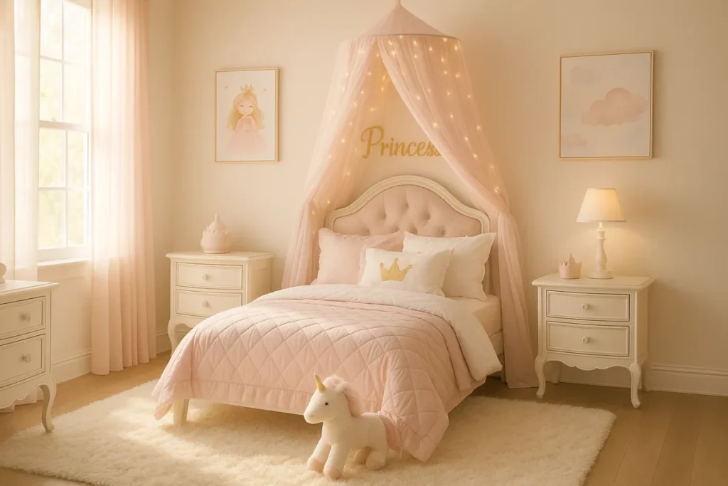 Amazon Finds to Recreate This Magical Princess Bedroom for Your Little Girl