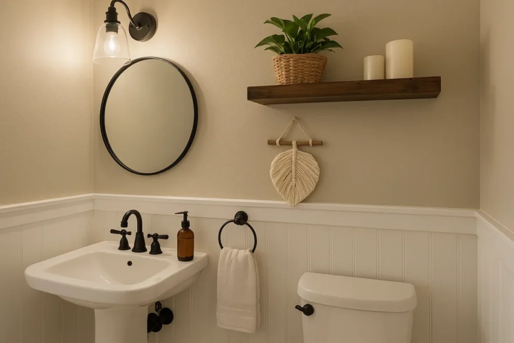 Tiny Half Bathroom Decor Hacks