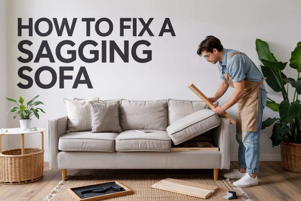 How to Fix a Sagging Sofa
