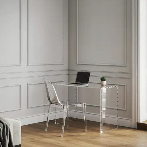 Acrylic “Invisible” Desk