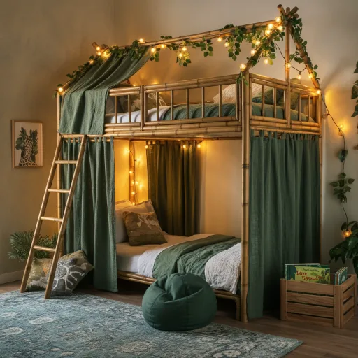 Bamboo Bunk Bed Paradise 