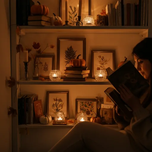 Bookshelf Candle Corners