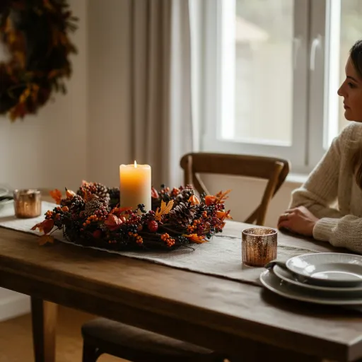 Candlelit Autumn Wreath