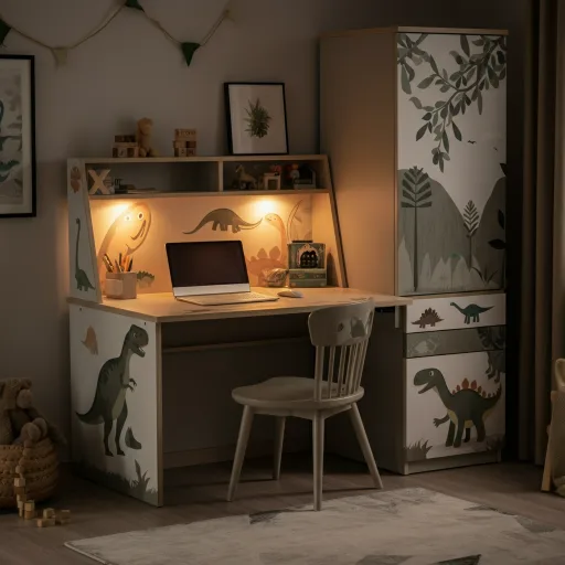 Dinosaur-themed Study Desks