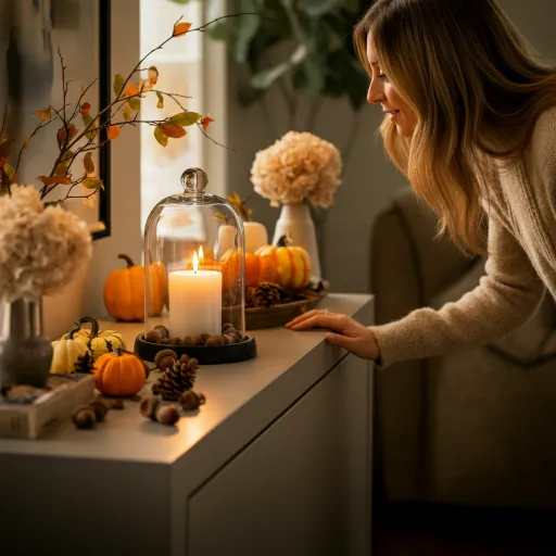 Glass Cloche Candle Display