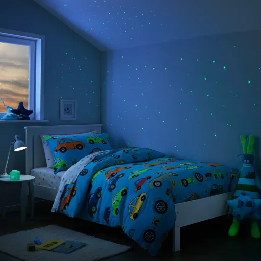 Glow-in-the-Dark Car Bedding