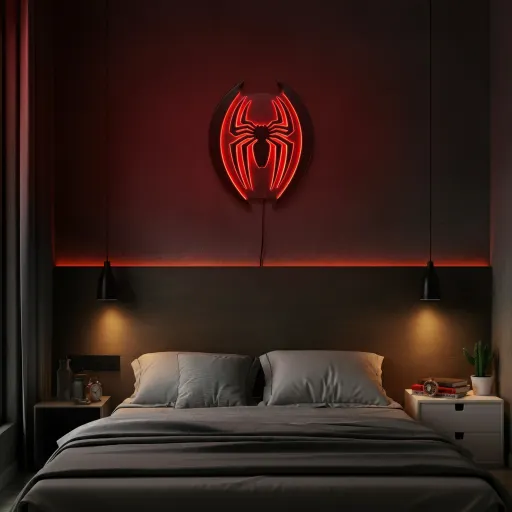 Illuminated Spider-Man Logo
