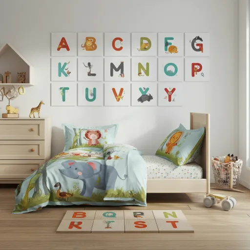 Jungle Animal Alphabet Room 