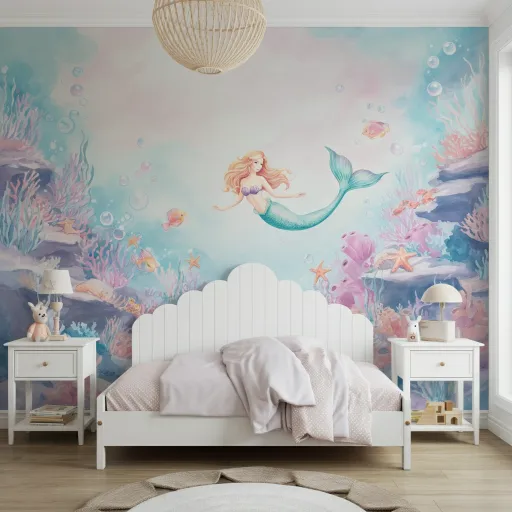 Create a Mermaid Wall Mural