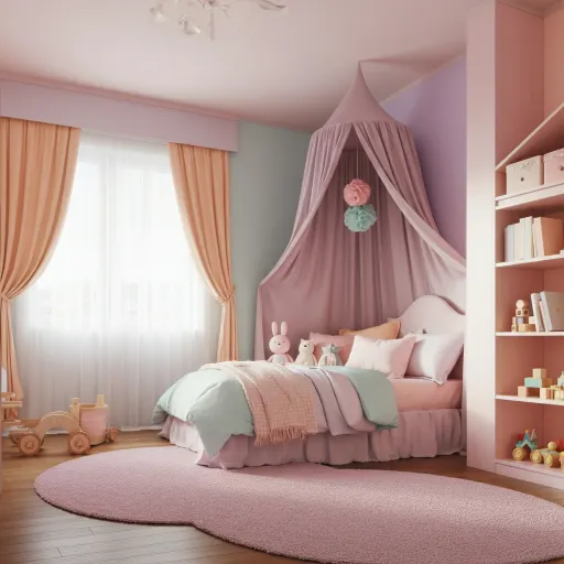 Peachy Pastel Wonderland Awakens Delight