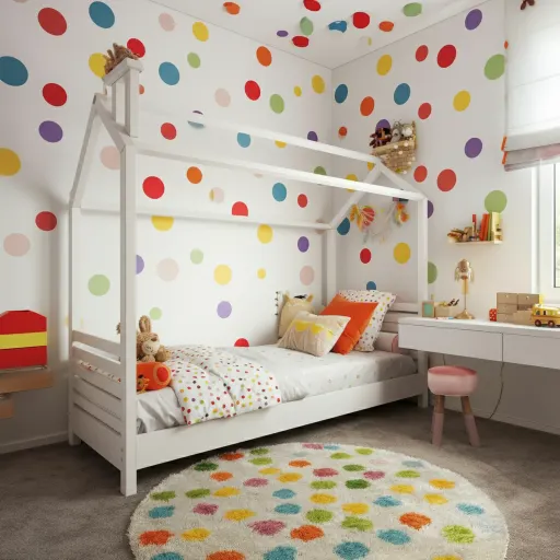 Polka Dot Whimsy Meets Rainbow Magic
