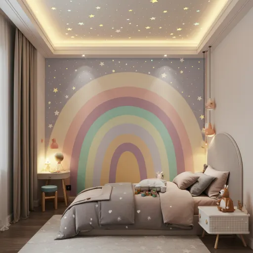 Stars Parading Across a Rainbow Oasis