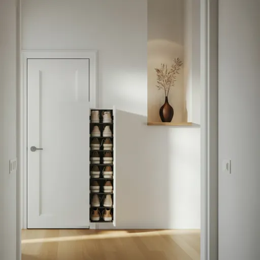 Slim Cabinet Mounted Behind Door