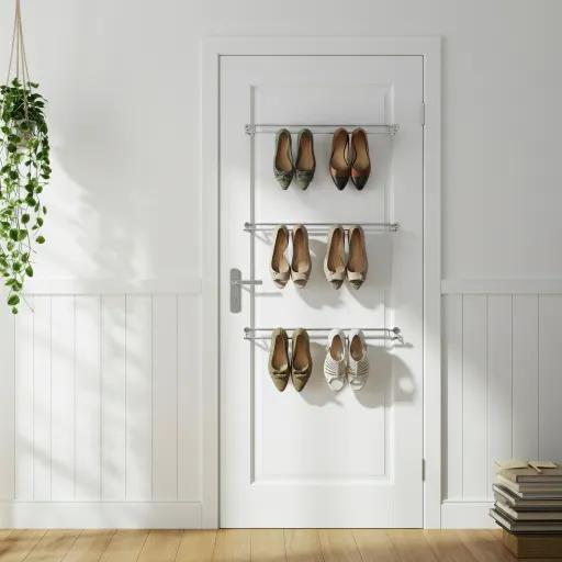 Tension Rod Shoe Hanger