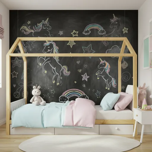 Unicorn Chalkboard Wall