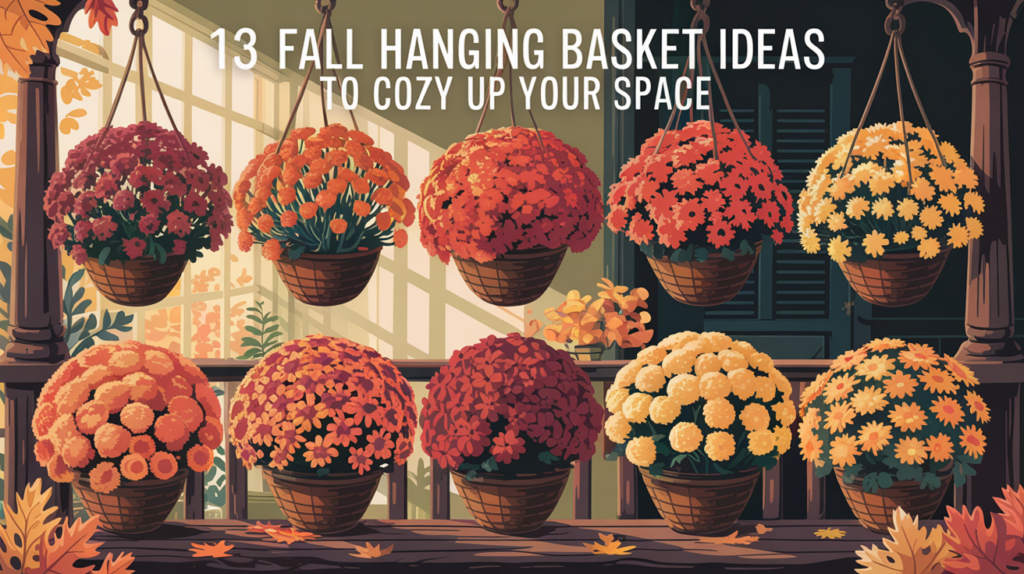 13 Fall Hanging Basket Ideas to Cozy Up Your Space