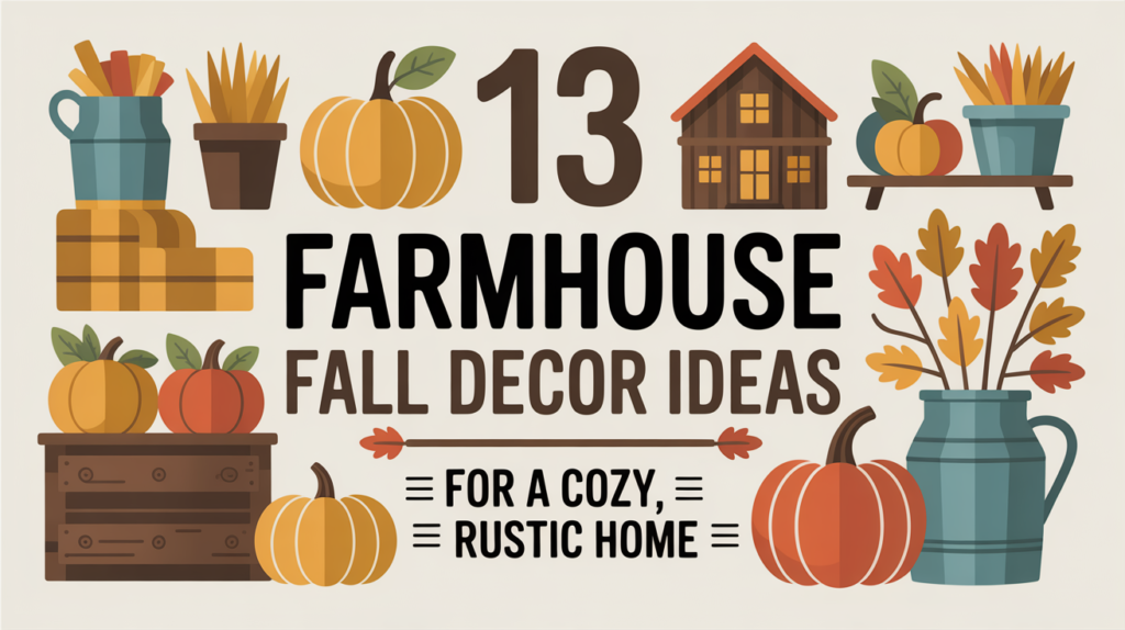 13 Farmhouse Fall Decor Ideas for a Cozy, Rustic Home