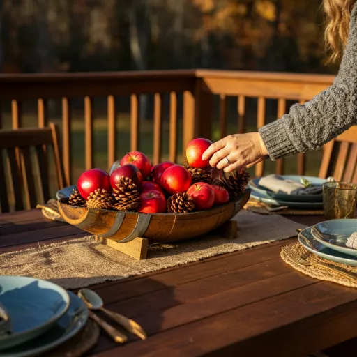 Apple Barrel Centerpiece