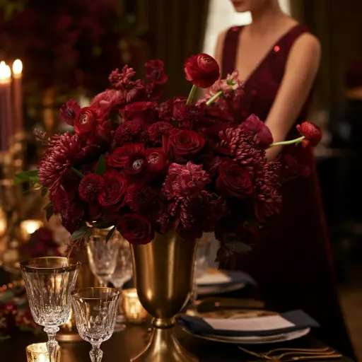 Burgundy Fall Arrangement