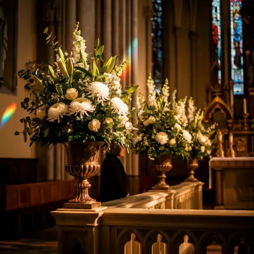 Church Floral Arrangement