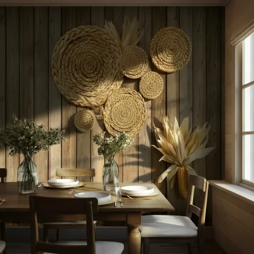 Corn Husk Wall Decorations