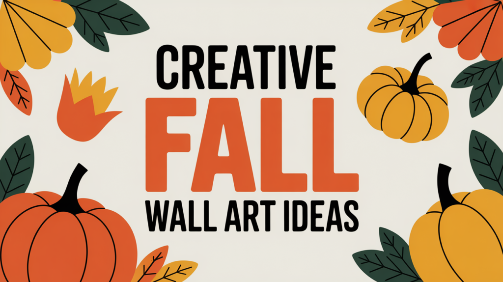 Creative Fall Wall Art Ideas