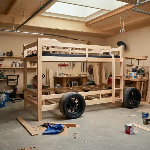 Custom DIY Race Car Bunk