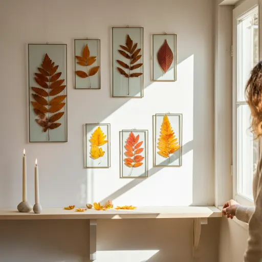 . DIY Leaf Press Art