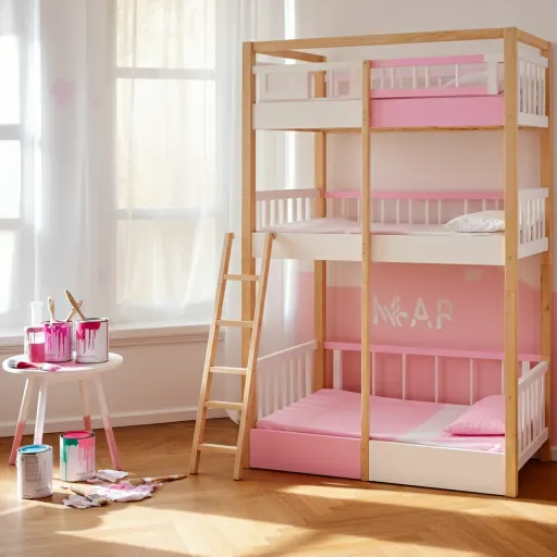 DIY Painted Barbie Bunk