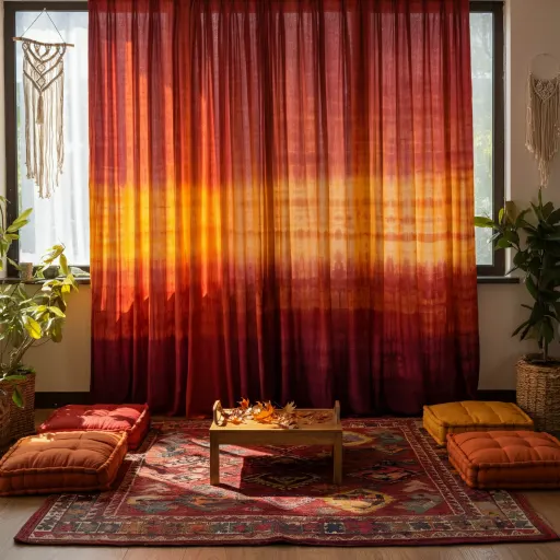 DIY Tie-Dye Ombre Curtains