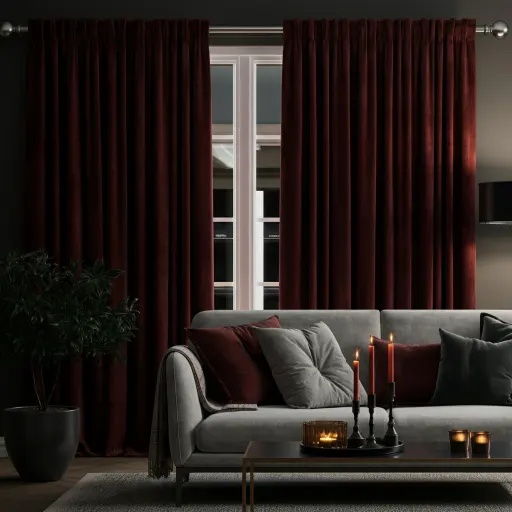  Deep Plum & Soft Gray