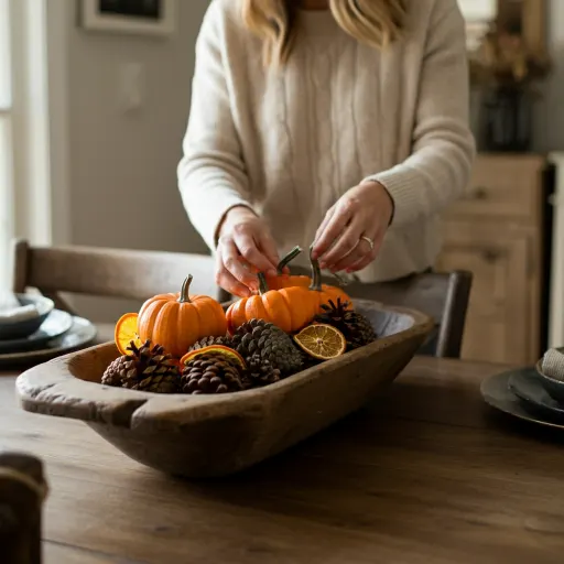 A Centerpiece In A Dough Bowl