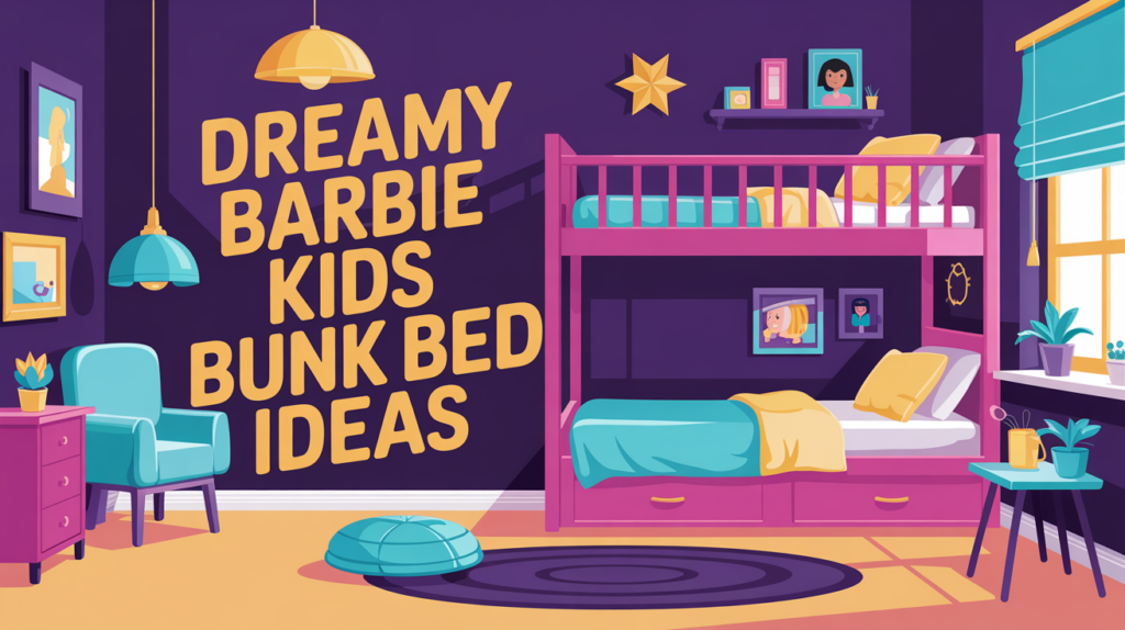 12 Dreamy Barbie Kids Bunk Bed Ideas – Fun & Space-Saving Dreamy Barbie Kids Bunk Bed Ideas