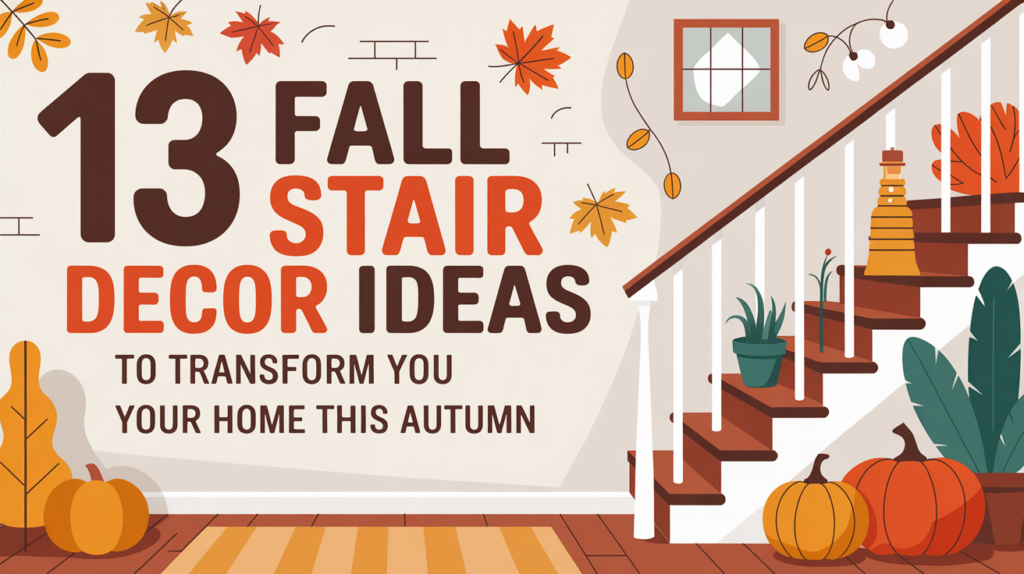 Fall Stair Decor Ideas to Transform Your Home This Autumn