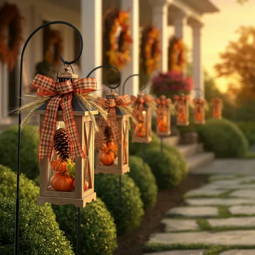 Fall Farmhouse Lantern