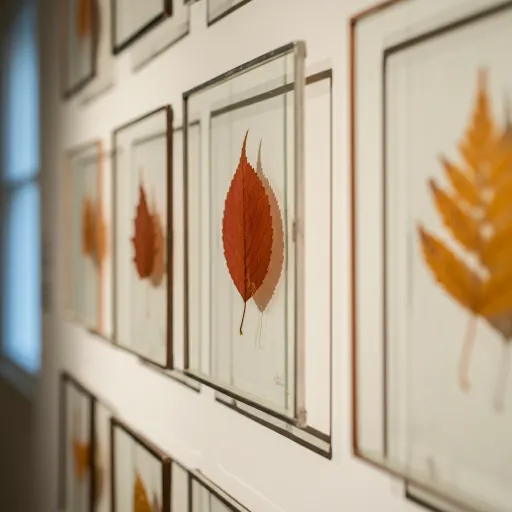 Fall Foliage Pressed in Frames
