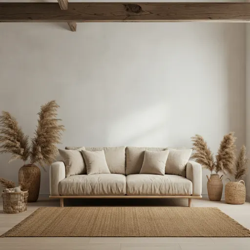 Fall Living Room Ideas with Natural Textures