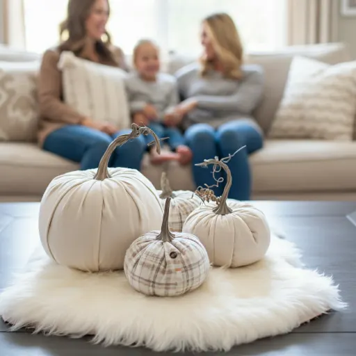 Faux Fur and Fuzzy Pumpkins