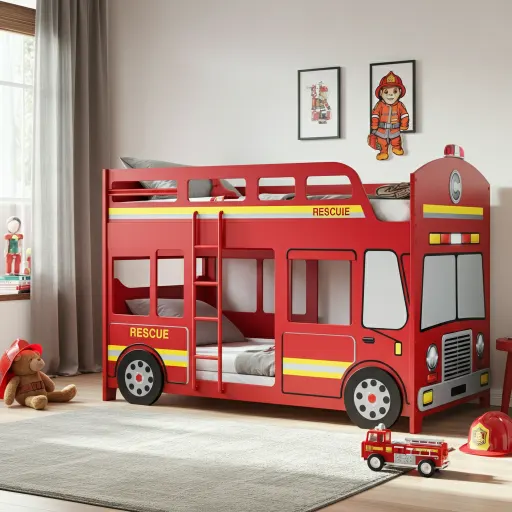 Firefighter Rescue Bus Bed