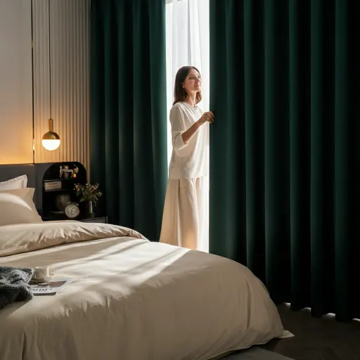 Forest Green Blackout Panels