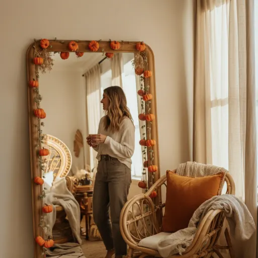 Hanging Mini Pumpkins