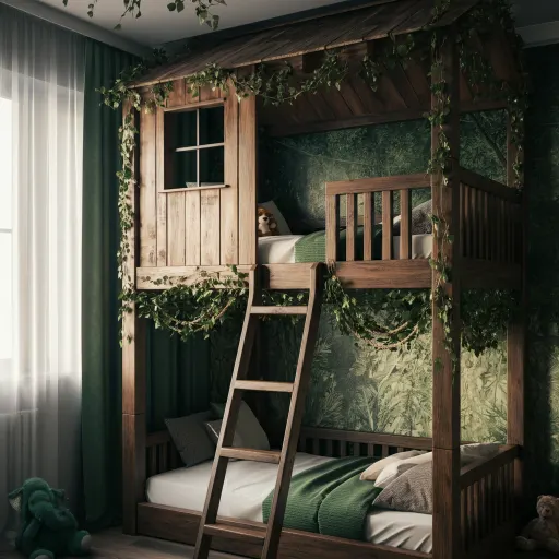 Adventure Jungle-Themed Treehouse