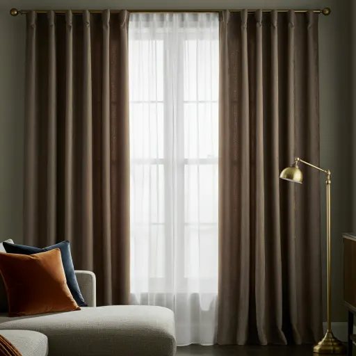 Layered Sheers with Heavy Panels