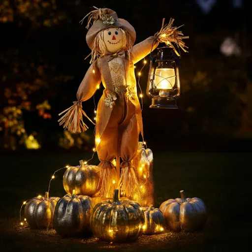 Luxe Front-Yard Scarecrow