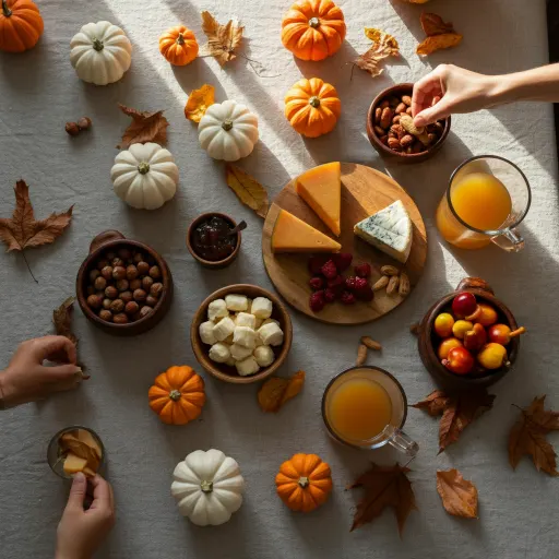 Mini Pumpkin Snack Table