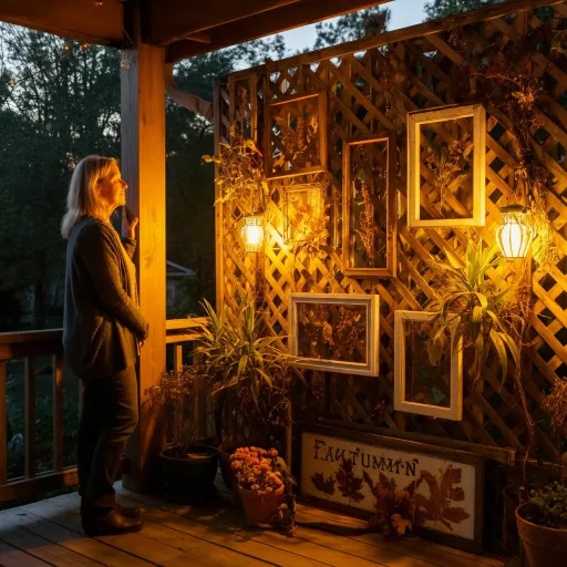 Nature-Inspired Art Wall