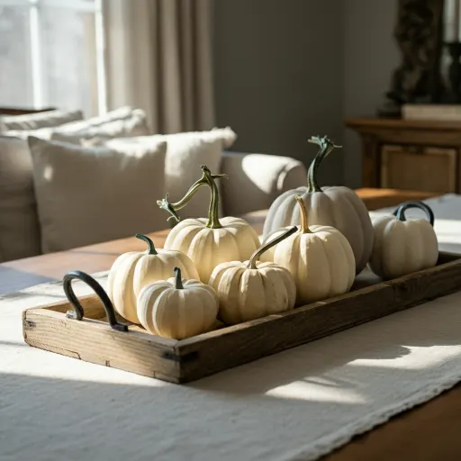 Neutral Pumpkin Display