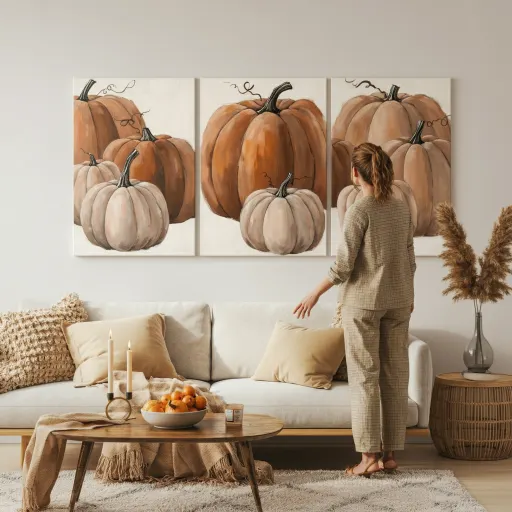 Pumpkin Canvas Painting