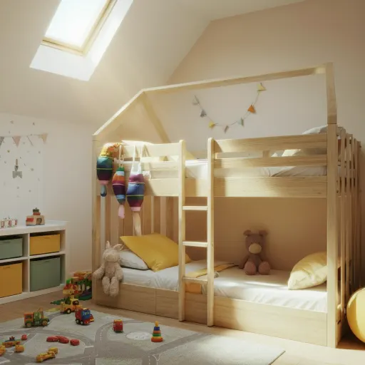 Rainbow Slide & Play Bunk