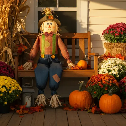 Rustic Porch Scarecrow
